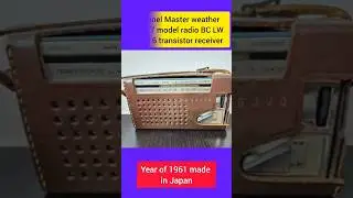 1961 famous radio model nice searching Channel Master C6517 BC LW band receiver 💯#vintage #radio