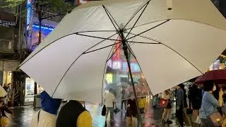 7 Eleven Rainy Day Gear | White & Clear See Through Transparent Umbrella 60cm