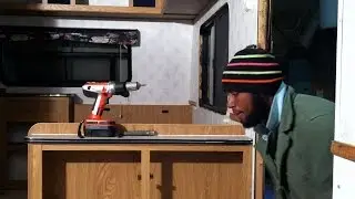 Backing camper and Demolition [1] in preparation for Tiny House build
