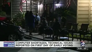 Computer shortages, technical issues reported on first day of early voting in Fort Bend