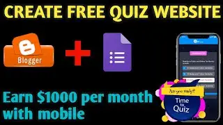 How to create free Quiz website in blogger without coding || free quiz website Kaise banaen
