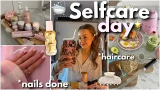 SPEND A SELFCARE DAY WITH ME *NAILS DONE, PREPPING FOR INFLUENCER PARTY…*🧖🏻‍♀️