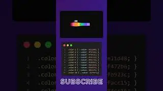 Amazing Colour Palette with Hover Effect | HTML & CSS ONLY 