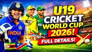 U19 World Cup 2026 Full Details Explained