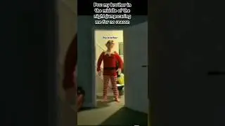 don't check the sound😨 #christmas #santa #memes #jumpscare