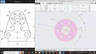 Creo Parametric  Tutorial-4 - draw the given 2D sketch