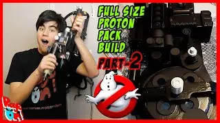 Part 2 Ghostbusters Proton Pack build  series  with Hasbro Spengler wand (3d printed + fiberglass)