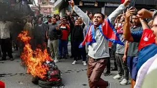 Gen Z Vs Government big fight 😯 in Nepal // #Nepal #GenGb #todaynews  