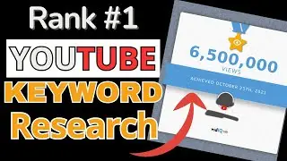 Rank #1 w/t YouTube Keyword Research - Full Tutorial