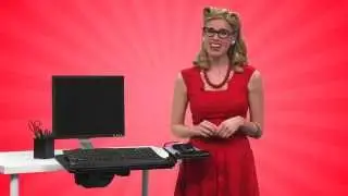 3M Sit and Stand Easy Adjustable Keyboard Tray