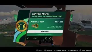 Trackmania on grid PF track