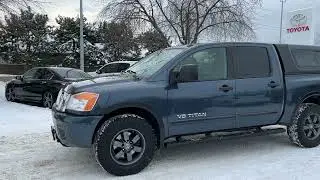 Blue 2014 Nissan Titan PRO-4X Review Kelowna BC - Kelowna Toyota