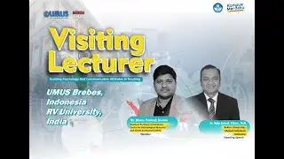 Visiting Professor from RV University India