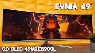 PHILIPS EVNIA 49M2C8900L — сверхширокий QD OLED-экран 49 дюймов!