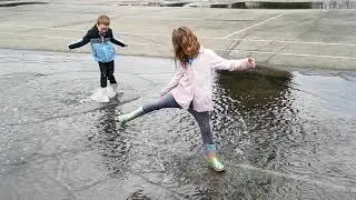 Mabel Puddle Jumping
