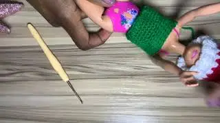 Simple Barbie's Christmas Boop Tupe Top:Tutorial 6.b/Thopo ya Barbie ya Khisimusi :Dyondzo 6.b