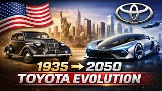 Toyota Car Evolution 1935&ndash;2050 🇺🇸 | All Toyota Models History | Past to Future