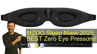 MZOO Sleep Mask 2025: BEST Zero Eye Pressure!
