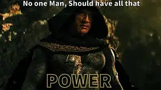 Power - Kanye West [AMV] (Lyrics Video) || Black Adam Editz || The Rock Edits