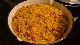 Yellow rice cooking tutorial