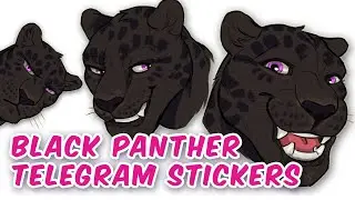 Anthro Panther Drawing Timelapse