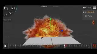 Prisma3d Animation: Make lowpoly explosions effect