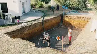 Structure polystyr&egrave;ne pour construction de piscine CFBLOCK - Pr&eacute;sentation et d&eacute;monstration