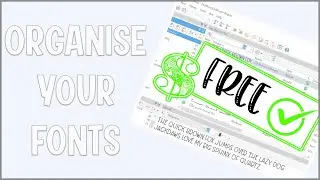 🤓 How to Organize Your Fonts for Beginners