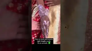 Easy trick to wear and remove bangles 😍|| simple ways #tricks #style #shorts #fashion #easy