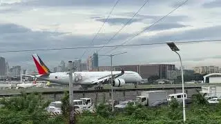 Philippine Airlines' first A350-1000 arrival in Manila