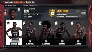 NBA 2K24: San Antonio Spurs 1983-84 classic team (PS5) Magic vs Bird Roster
