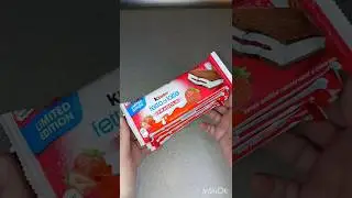 ASSAGGIO IL NUOVO KINDER FETTA AL LATTE ALLA FRAGOLA LIMITED EDITION TASTE TEST STRAWBERRY
