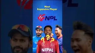 Most Expensive Player of Nepal Premier League Auction 2024 | NPL Auction #npl #nepalpremierleague