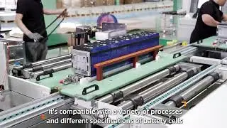 ESS Prismatic Lithium Ion Battery Module Pack Assembly Line
