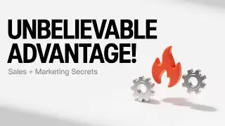 The UNBELIEVABLE Advantage of Sales & Marketing! 🔥 | Explained Simply