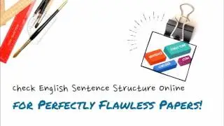 What Is Correct English Sentence Structure