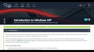 TRYHACKME Введение в Windows API