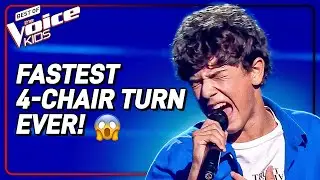 Mario Gets the QUICKEST Chair Turn on The Voice Kids! 😱