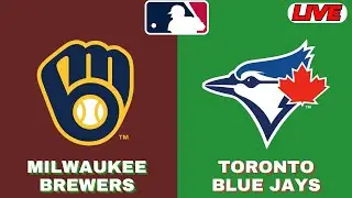 LIVE : Milwaukee Brewers Vs Toronto Blue Jays | MLB 2025 | MLB Live Baseball Score | 09/01/2025