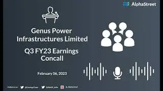 Genus Power Infrastructures Limited Q3 FY23 Earnings Concall