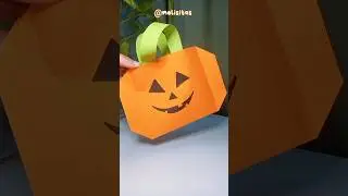 🧡 Корзина на Хэллоуин 🎃 Сладость или гадость 🧡 Тыква #сделайсам #поделки #хеллоуин #ремесло #тыква