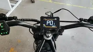 Xpro 4000W electric bike how to adjust dashboard backlight