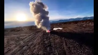Huge smoke bomb