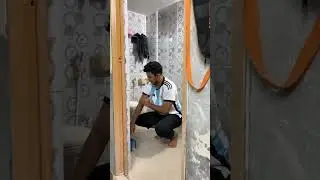 winter bath for boys😂😂