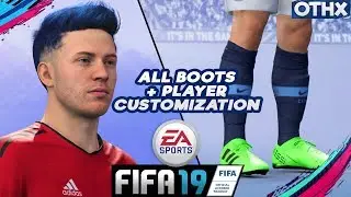 FIFA 19 | All Boots + Secret Boots and Create Player Customization | Be a Pro | @Onnethox