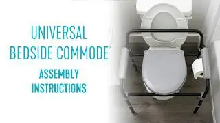 Able Life Universal Bedside Commode Assembly Instructions