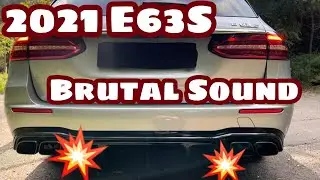 NEW 2021 Mercedes-AMG E63s | pure V8 SOUND💥 | by DriveMaTe