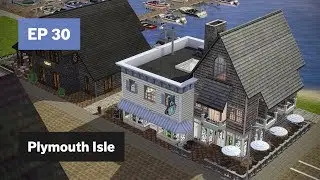 Cafe & Tavern • Plymouth Isle EP 30 • The Sims 3 Create a World