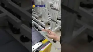 How to print PVC card by CYCJET Large Character High Resolution Inkjet Coding Machine.