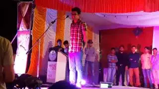 sulaiman hall function amu aligarh interview of Rahmatullah(b.tech student)
